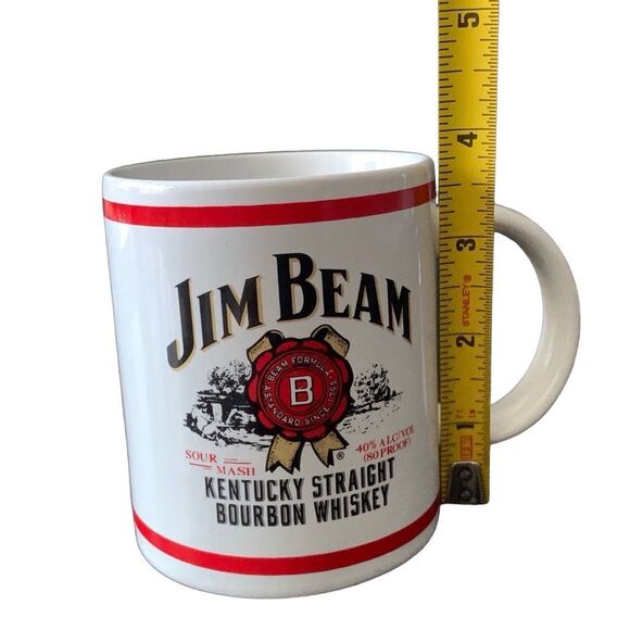 Vintage Jim Beam Kentucky Straight Bourbon Whiskey Coffee Cup Mug 2000 Stylish - Picture 11 of 11
